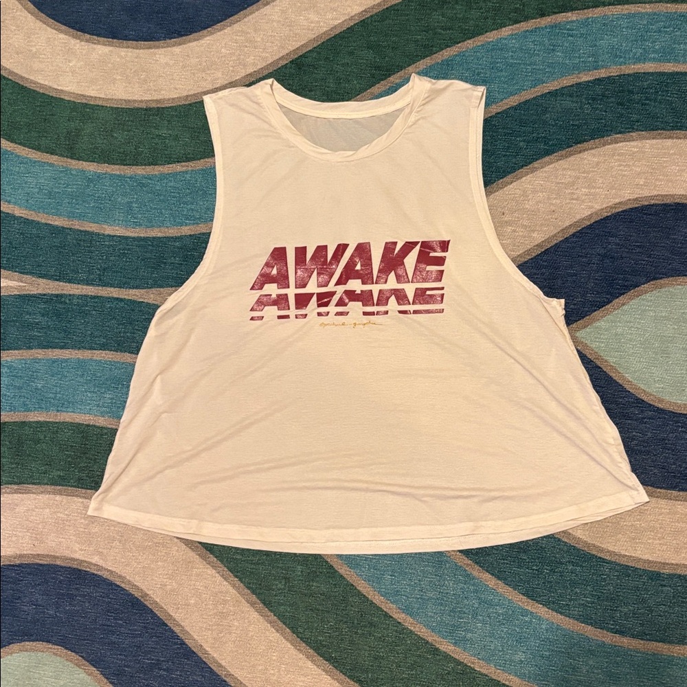 Spiritual Gangster Awake Workout Top in Cream